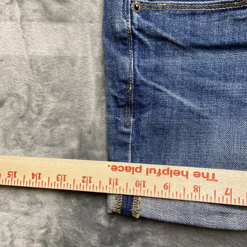JCrew Cuffed Denim Jeans Women’s‎ Size 3 Blue Denim